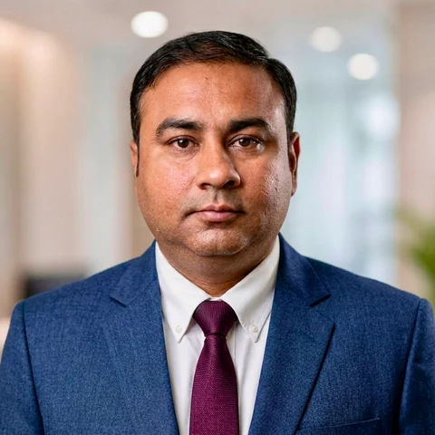 Portrait of Vinod Chandra